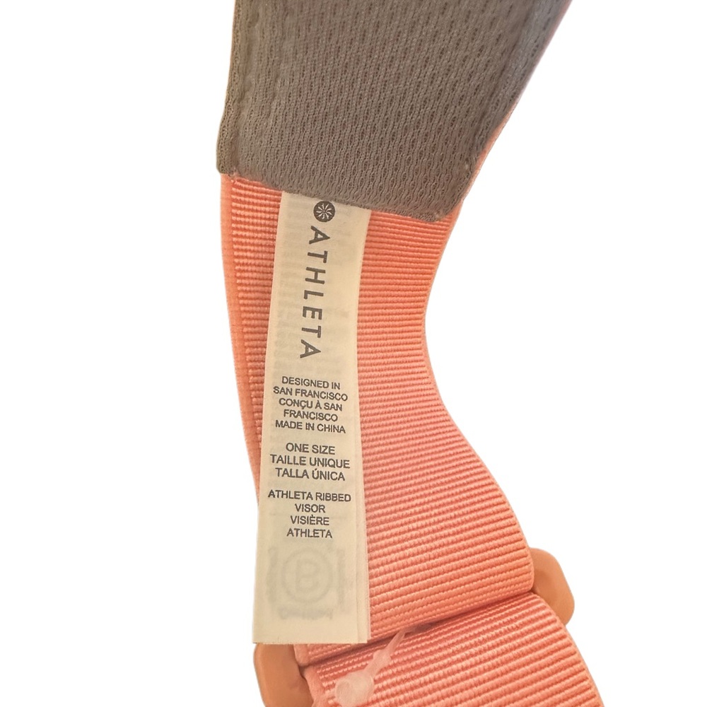 NWT Athleta Ribbed Visor - Picture 4 of 5